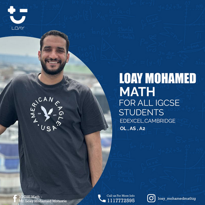 Loay Mohamed Motawie teaching IGCSE Mathematics